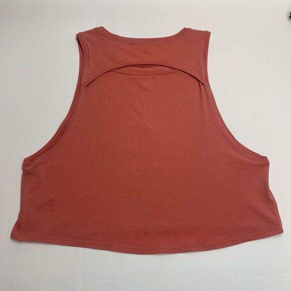 Lululemon Cut Back Crop Tank Rustic Coral size 4 - Picture 11 of 13
